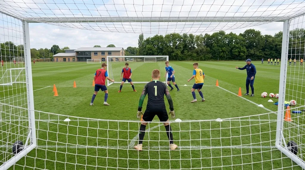 Graphic showing fair playing minutes shared across a football squad