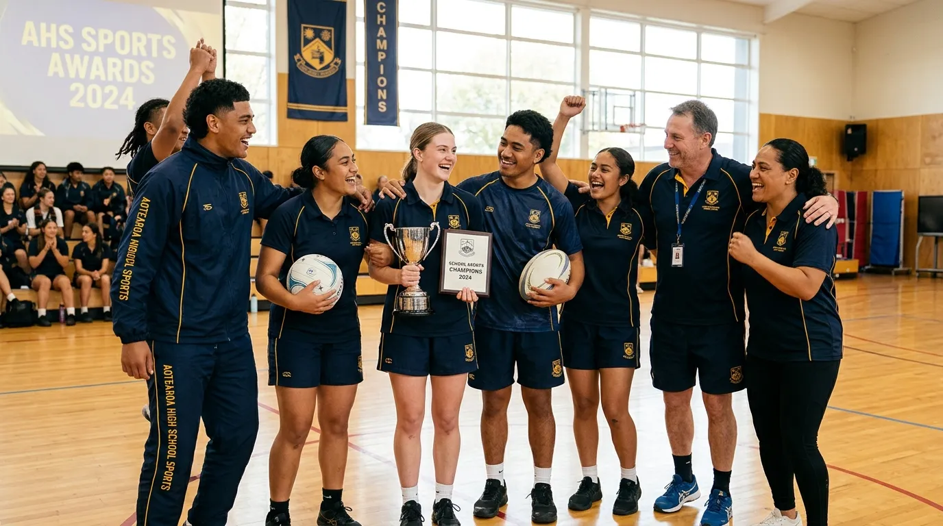 Secondary school sports coaches and coordinators celebrated for their service to school sport in New Zealand