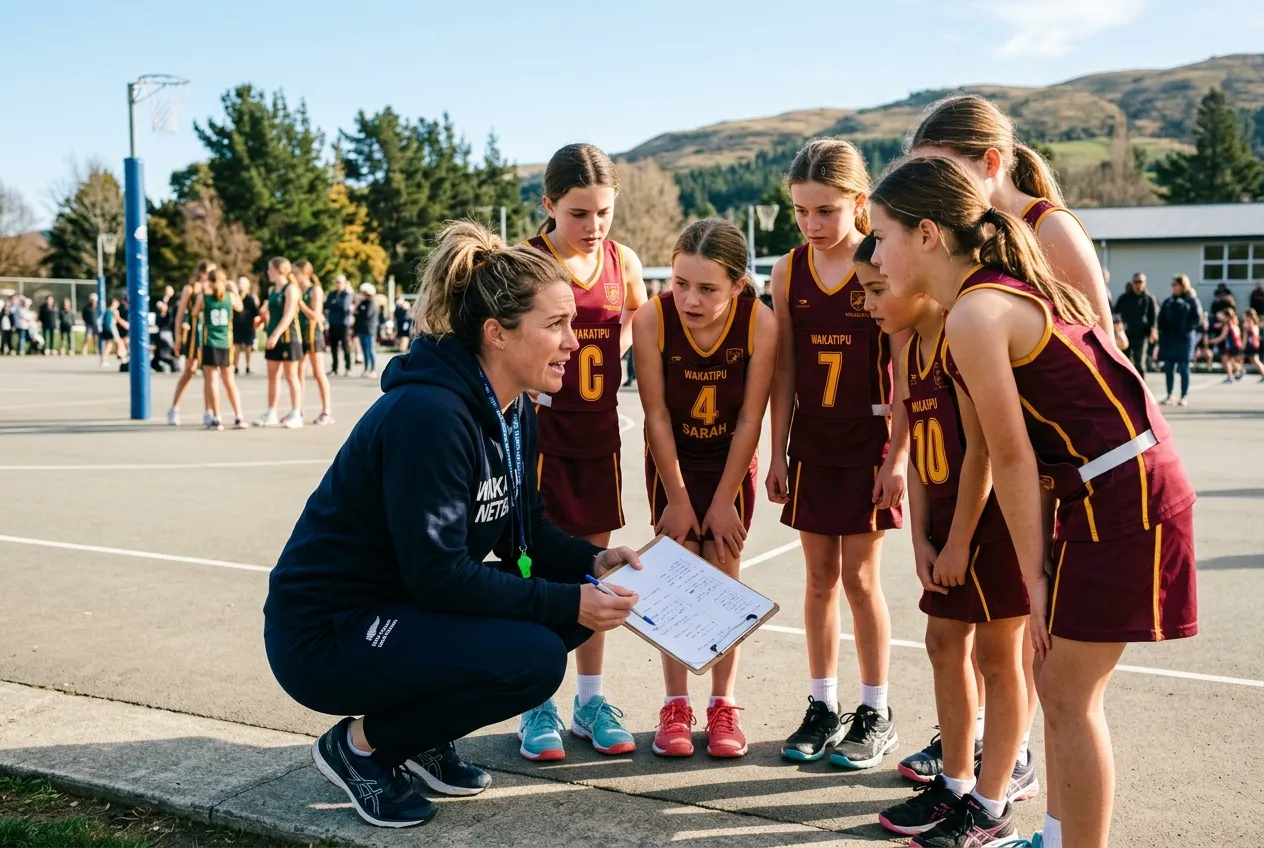Coach using a team sports coaching app